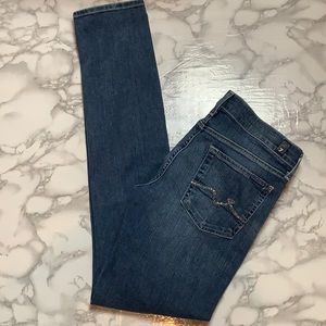 7 for all Mankind Roxanne Skinny Jeans w/ Stud Detail